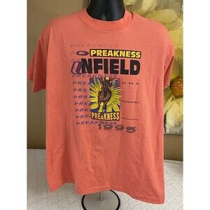 Vintage Fruit Of Loom Best 1995 Preakness Horse Race Single Stitch USA Made XL